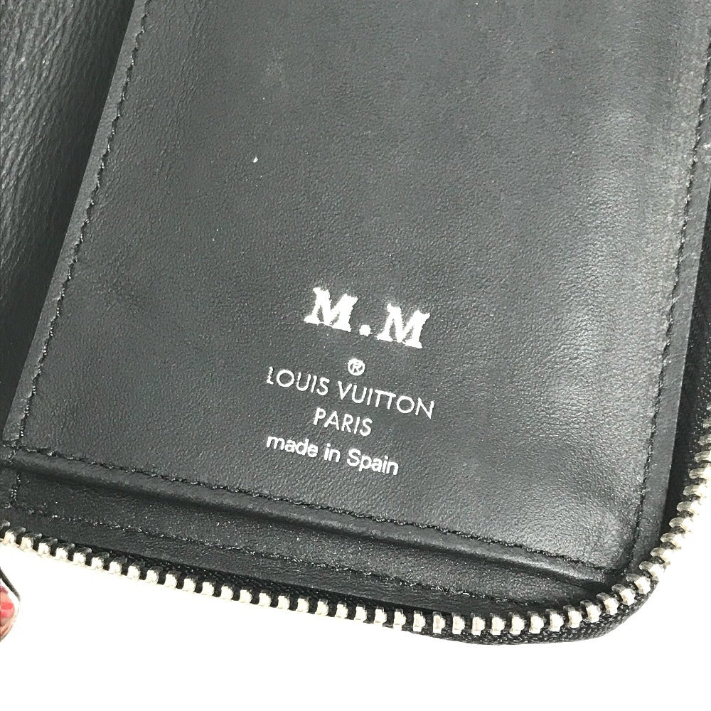 LOUIS VUITTON M68228 LVロゴ ヴェルティカル ジッピーウォレット ロングウォレット ラウンドファスナー 長財布 トリヨンレザー ユニセックス ノワール ブラック