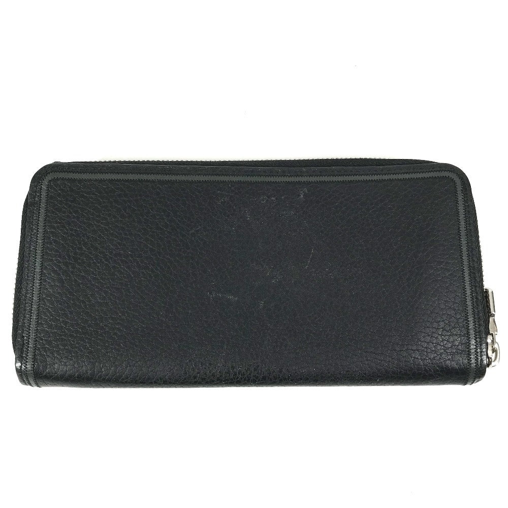 LOUIS VUITTON M68228 LVロゴ ヴェルティカル ジッピーウォレット ロングウォレット ラウンドファスナー 長財布 トリヨンレザー ユニセックス ノワール ブラック
