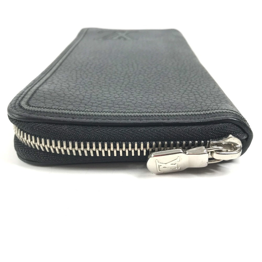 LOUIS VUITTON M68228 LVロゴ ヴェルティカル ジッピーウォレット ロングウォレット ラウンドファスナー 長財布 トリヨンレザー ユニセックス ノワール ブラック
