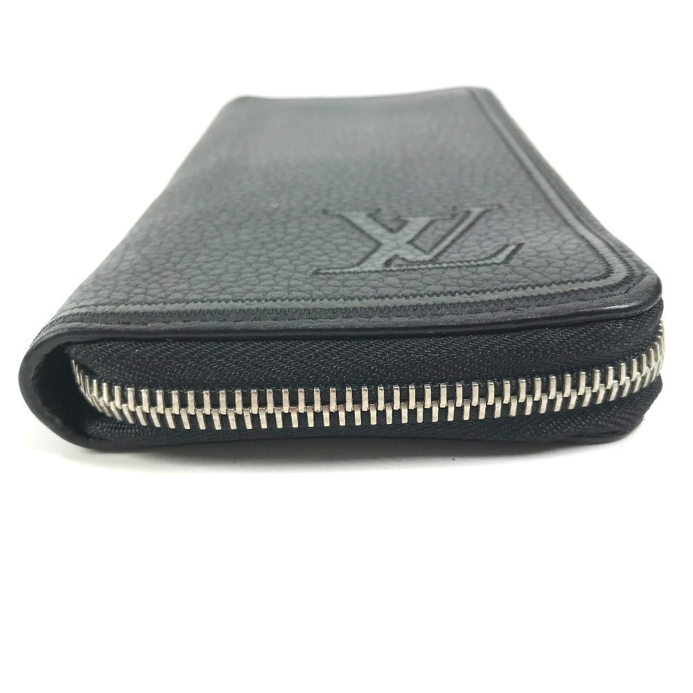 LOUIS VUITTON M68228 LVロゴ ヴェルティカル ジッピーウォレット ロングウォレット ラウンドファスナー 長財布 トリヨンレザー ユニセックス ノワール ブラック