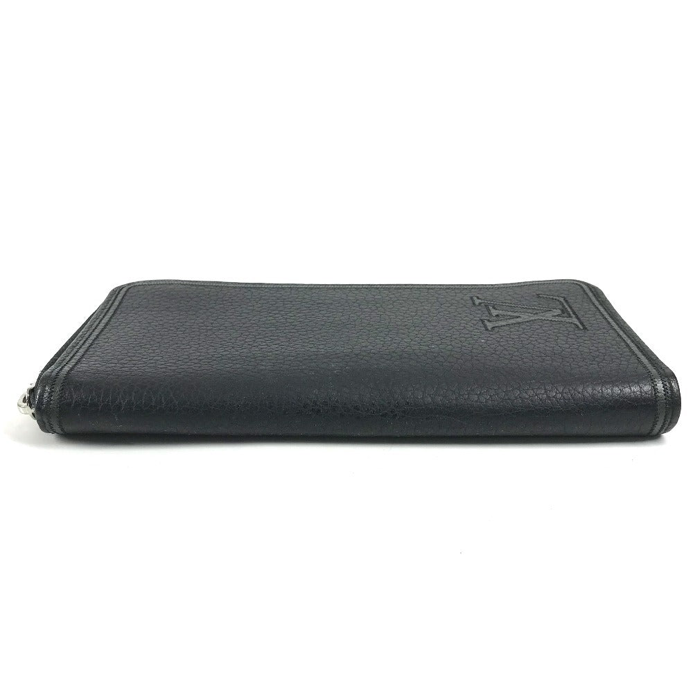 LOUIS VUITTON M68228 LVロゴ ヴェルティカル ジッピーウォレット ロングウォレット ラウンドファスナー 長財布 トリヨンレザー ユニセックス ノワール ブラック