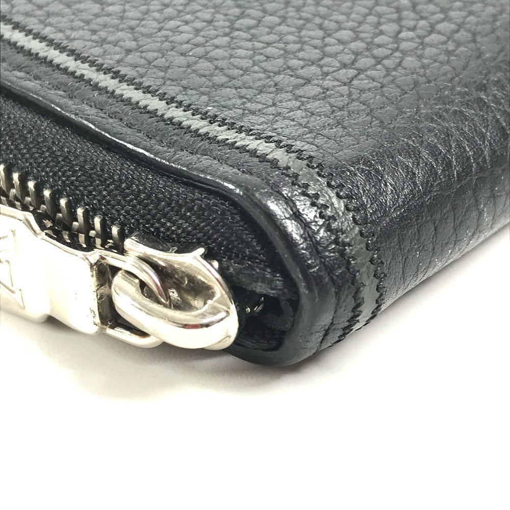 LOUIS VUITTON M68228 LVロゴ ヴェルティカル ジッピーウォレット ロングウォレット ラウンドファスナー 長財布 トリヨンレザー ユニセックス ノワール ブラック
