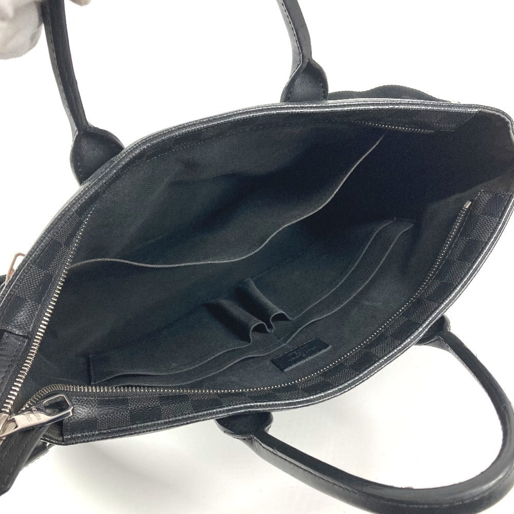 LOUIS VUITTON N41564 Damier Graphite 7DW Briefcase Seven Days a Week Tote Bag Handbag Shoulder Bag Business Bag Damier Graphite Canvas Unisex Black