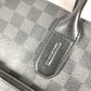 LOUIS VUITTON N41564 Damier Graphite 7DW Briefcase Seven Days a Week Tote Bag Handbag Shoulder Bag Business Bag Damier Graphite Canvas Unisex Black