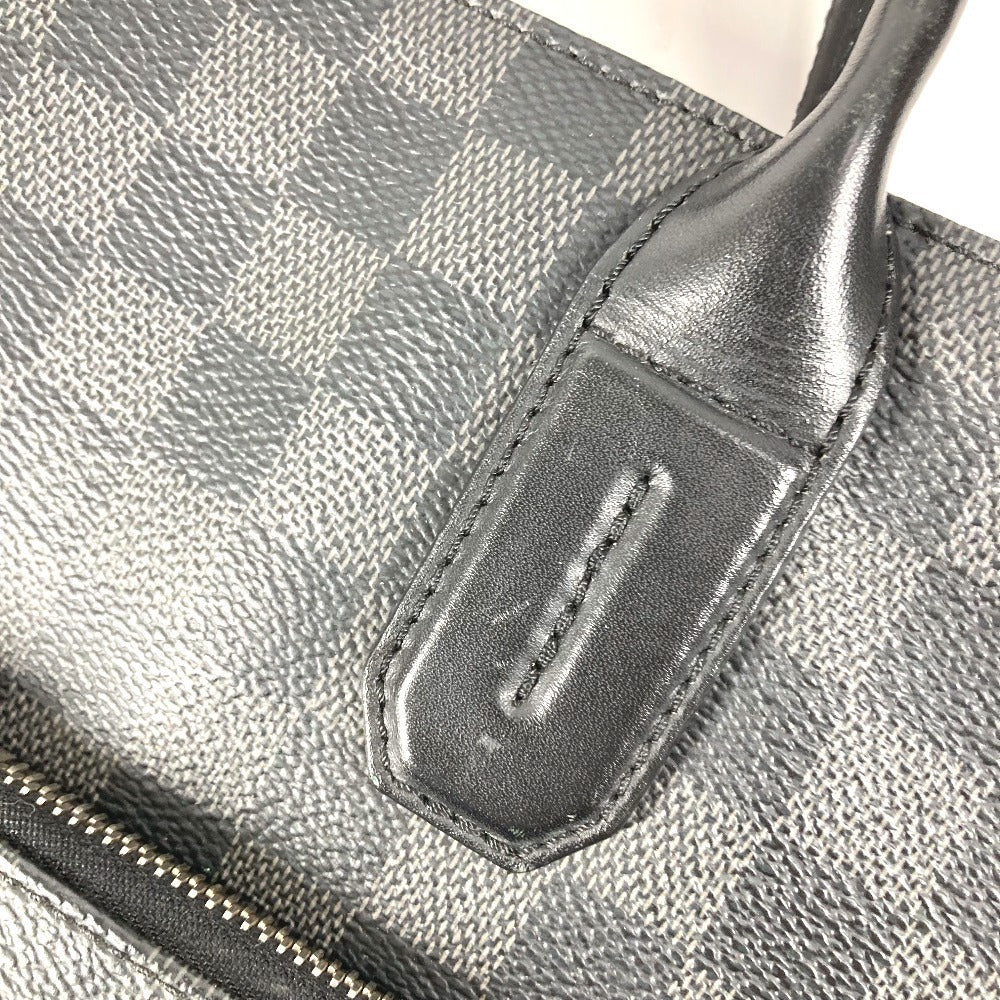 LOUIS VUITTON N41564 Damier Graphite 7DW Briefcase Seven Days a Week Tote Bag Handbag Shoulder Bag Business Bag Damier Graphite Canvas Unisex Black