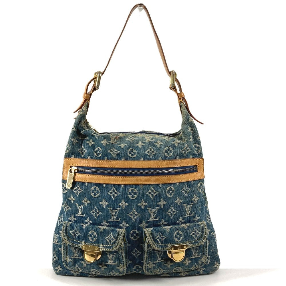 LOUIS VUITTON M95048 モノグラムデニム バギーGM バギー GM 肩掛け ポケット カバン ショルダーバッグ レディース ブルー