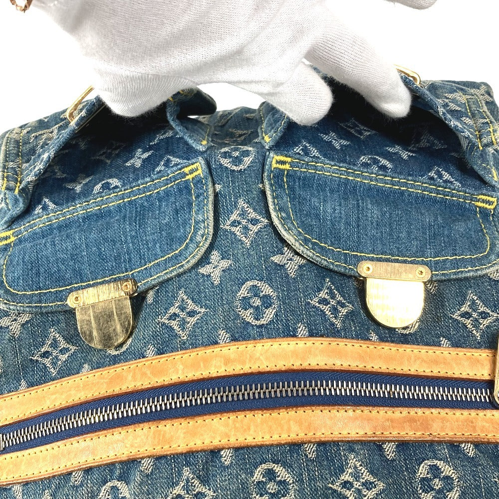 LOUIS VUITTON M95048 モノグラムデニム バギーGM バギー GM 肩掛け ポケット カバン ショルダーバッグ レディース ブルー