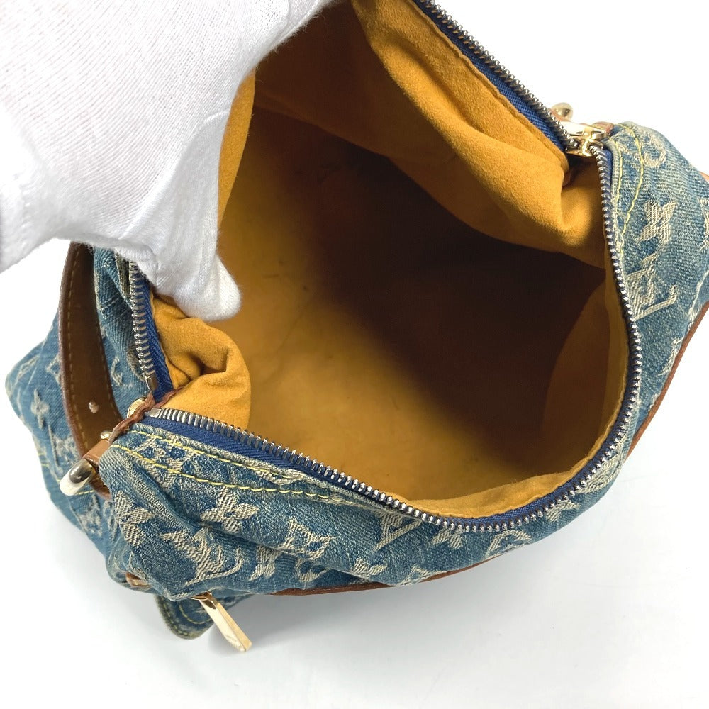 LOUIS VUITTON M95048 モノグラムデニム バギーGM バギー GM 肩掛け ポケット カバン ショルダーバッグ レディース ブルー