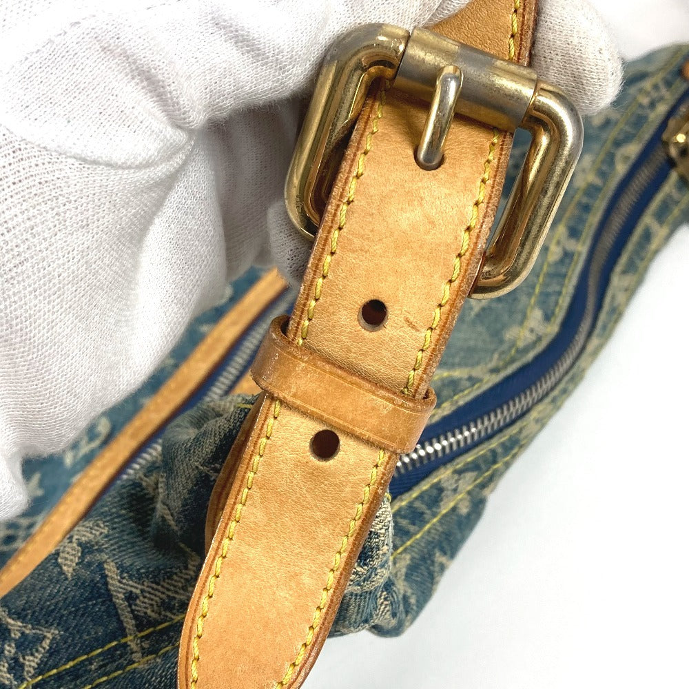 LOUIS VUITTON M95048 モノグラムデニム バギーGM バギー GM 肩掛け ポケット カバン ショルダーバッグ レディース ブルー