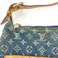 LOUIS VUITTON M95048 モノグラムデニム バギーGM バギー GM 肩掛け ポケット カバン ショルダーバッグ レディース ブルー