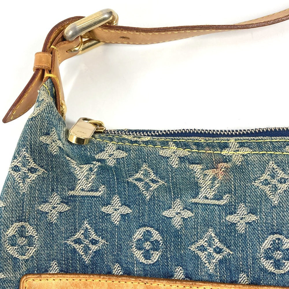 LOUIS VUITTON M95048 モノグラムデニム バギーGM バギー GM 肩掛け ポケット カバン ショルダーバッグ レディース ブルー