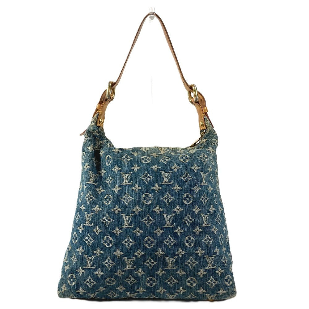 LOUIS VUITTON M95048 モノグラムデニム バギーGM バギー GM 肩掛け ポケット カバン ショルダーバッグ レディース ブルー