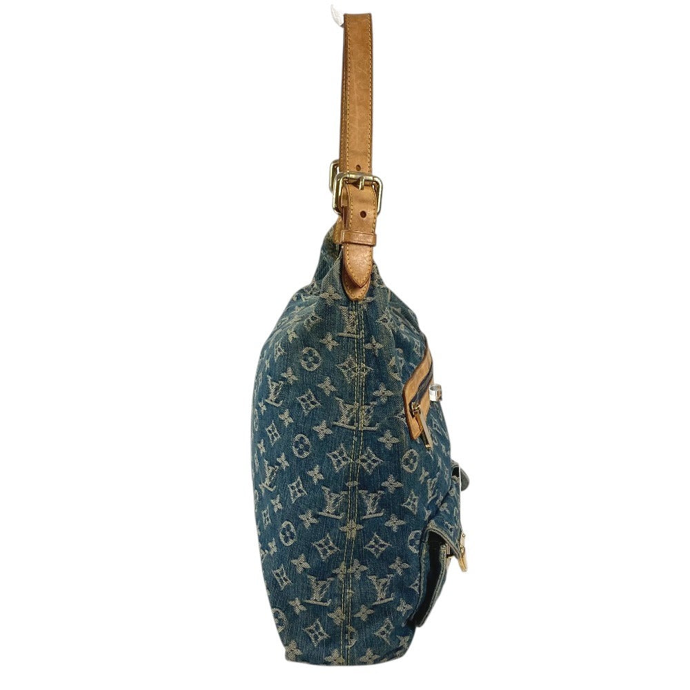 LOUIS VUITTON M95048 モノグラムデニム バギーGM バギー GM 肩掛け ポケット カバン ショルダーバッグ レディース ブルー