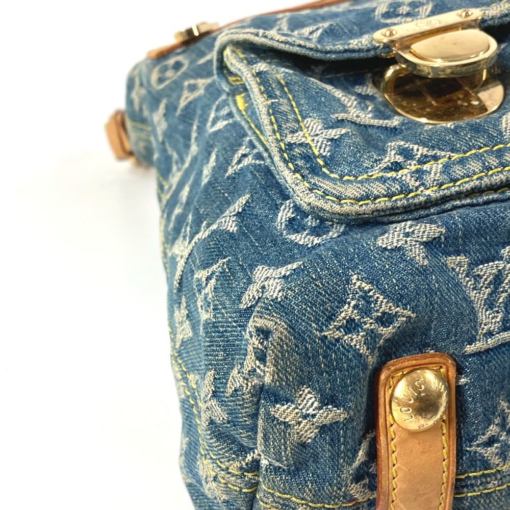 LOUIS VUITTON M95048 モノグラムデニム バギーGM バギー GM 肩掛け ポケット カバン ショルダーバッグ レディース ブルー