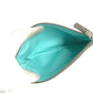 TIFFANY&Co. Logo Tote Bag with Pouch, Handbag, Leather/Suede, Women's, Gold-tone