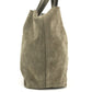 TIFFANY&Co. Logo Tote Bag with Pouch, Handbag, Leather/Suede, Women's, Gold-tone