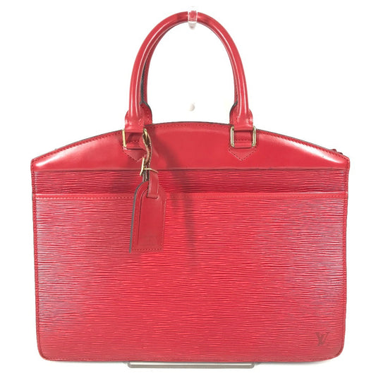LOUIS VUITTON M48187 Epi Riviera Bag Logo Tote Bag Handbag Epi Leather Unisex Castilian Red Red