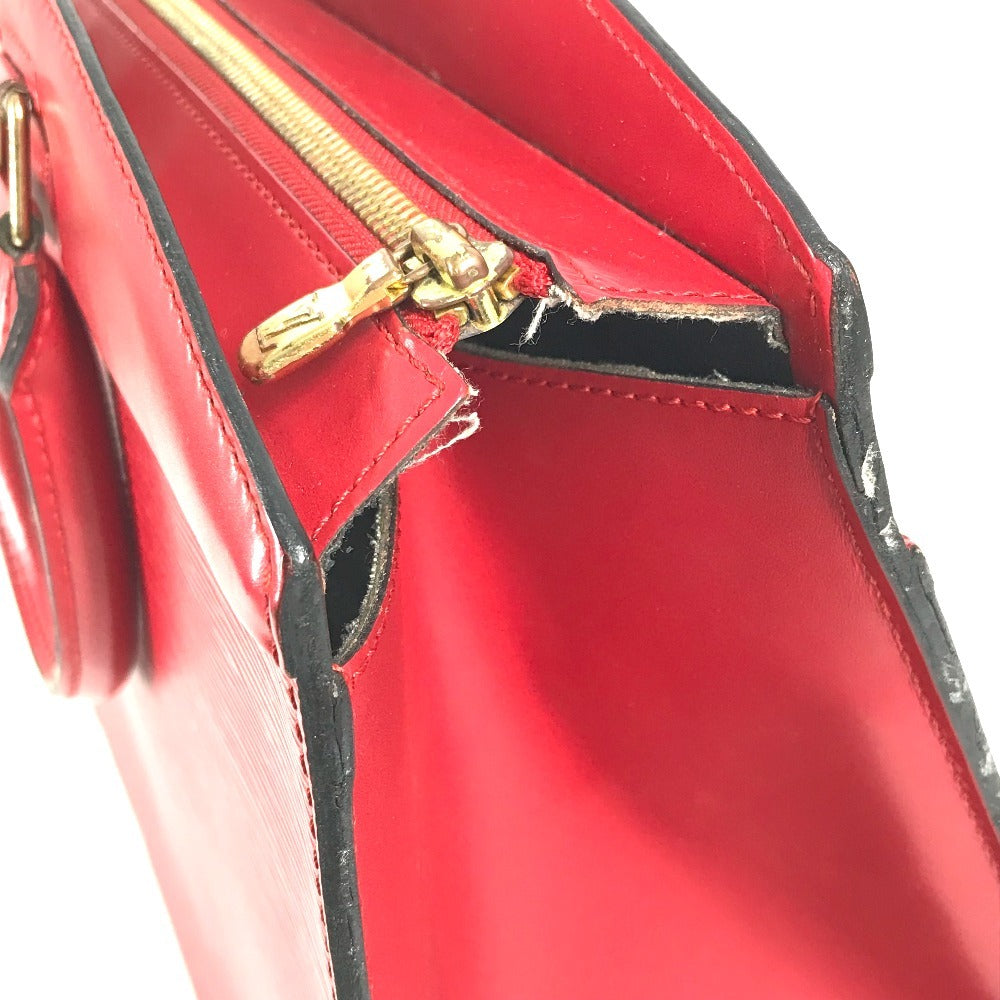LOUIS VUITTON M48187 Epi Riviera Bag Logo Tote Bag Handbag Epi Leather Unisex Castilian Red Red