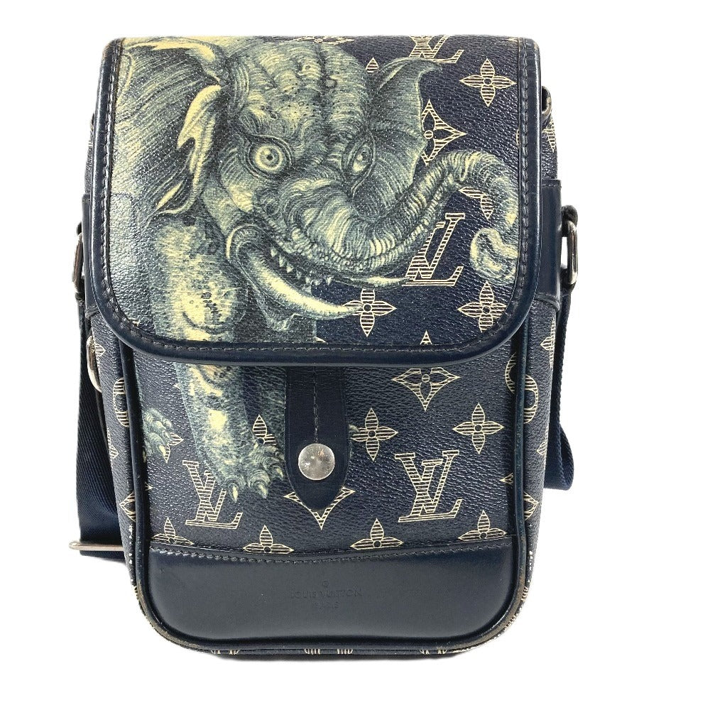LOUIS VUITTON M54246 Chapman Brothers Collection Messenger BB Messenger BB Monogram Savane Pochette Crossbody Shoulder Bag Monogram Savane Canvas Ladies Navy
