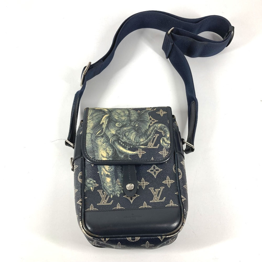 LOUIS VUITTON M54246 Chapman Brothers Collection Messenger BB Messenger BB Monogram Savane Pochette Crossbody Shoulder Bag Monogram Savane Canvas Ladies Navy