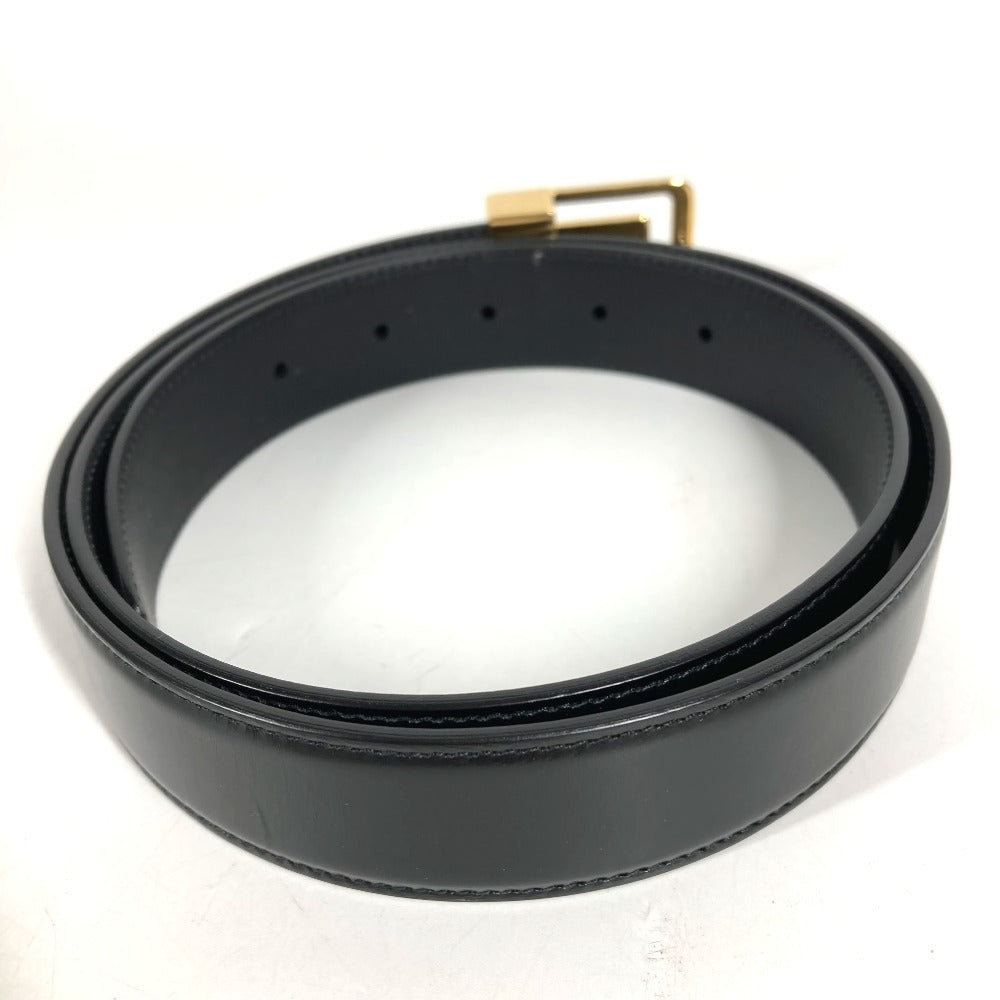 SAINT LAURENT PARIS 732556 ロゴ LA 66 バックル ベルト アクセサリー ベルト レザー レディース ブラック