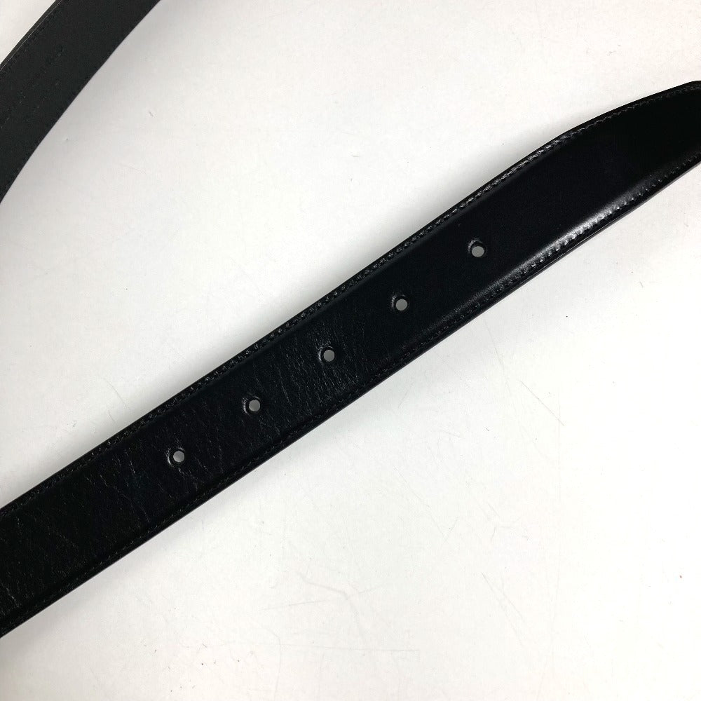SAINT LAURENT PARIS 732556 ロゴ LA 66 バックル ベルト アクセサリー ベルト レザー レディース ブラック
