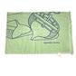 HERMES DRAP DE PLAGE YACHTING THALASSA ヨッティング プラージュ テレサ バスタオル インテリア ひざかけ ブランケット フリンジ タオル コットン ユニセックス グリーン