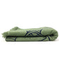HERMES DRAP DE PLAGE YACHTING THALASSA ヨッティング プラージュ テレサ バスタオル インテリア ひざかけ ブランケット フリンジ タオル コットン ユニセックス グリーン
