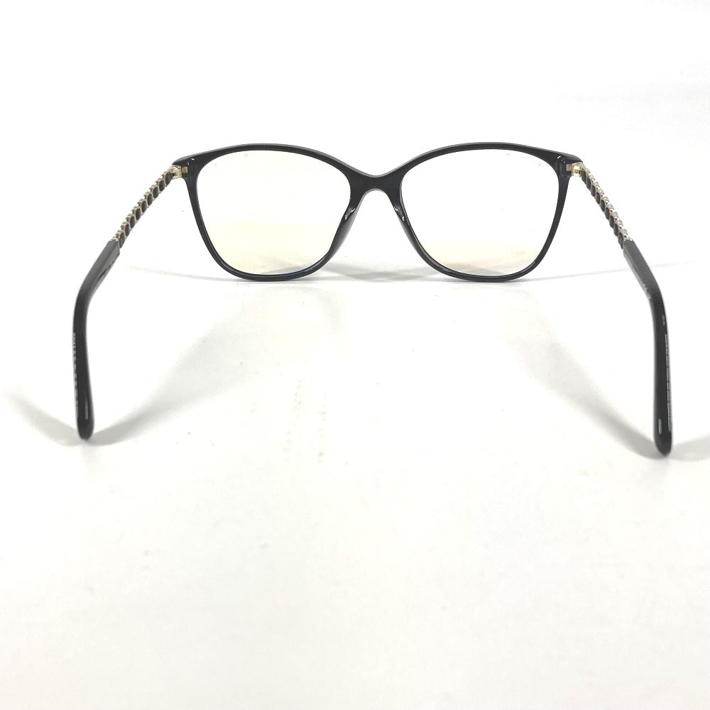 CHANEL 3408-S-A CC Coco Mark Logo Eyeglasses Eyewear Sunglasses Plastic Women's Black