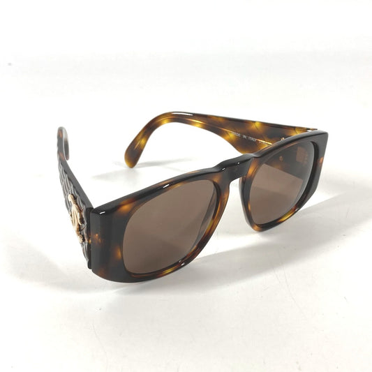 CHANEL 01450 Vintage CC Coco Mark Logo Eyeglasses Eyewear Glasses Sunglasses Plastic Women's Brown
