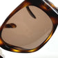 CHANEL 01450 Vintage CC Coco Mark Logo Eyeglasses Eyewear Glasses Sunglasses Plastic Women's Brown