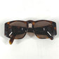 CHANEL 01450 Vintage CC Coco Mark Logo Eyeglasses Eyewear Glasses Sunglasses Plastic Women's Brown