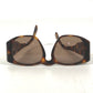 CHANEL 01450 Vintage CC Coco Mark Logo Eyeglasses Eyewear Glasses Sunglasses Plastic Women's Brown