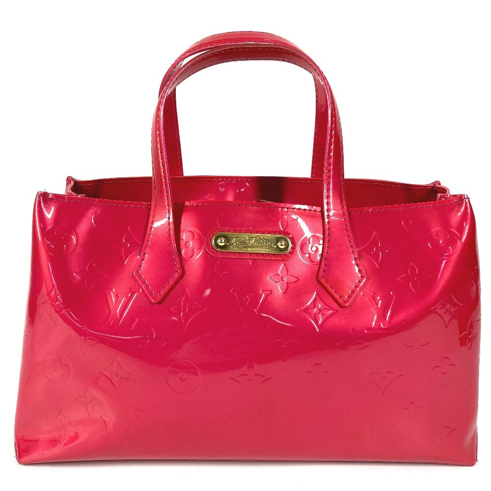 LOUIS VUITTON M93643 モノグラムヴェルニ ウィルシャーブルーバード トートバッグ カバン ハンドバッグ モノグラムヴェルニ レディース ローズポップ ピンク