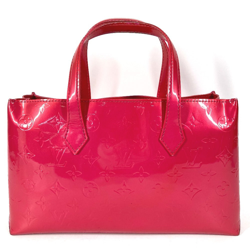 LOUIS VUITTON M93643 モノグラムヴェルニ ウィルシャーブルーバード トートバッグ カバン ハンドバッグ モノグラムヴェルニ レディース ローズポップ ピンク