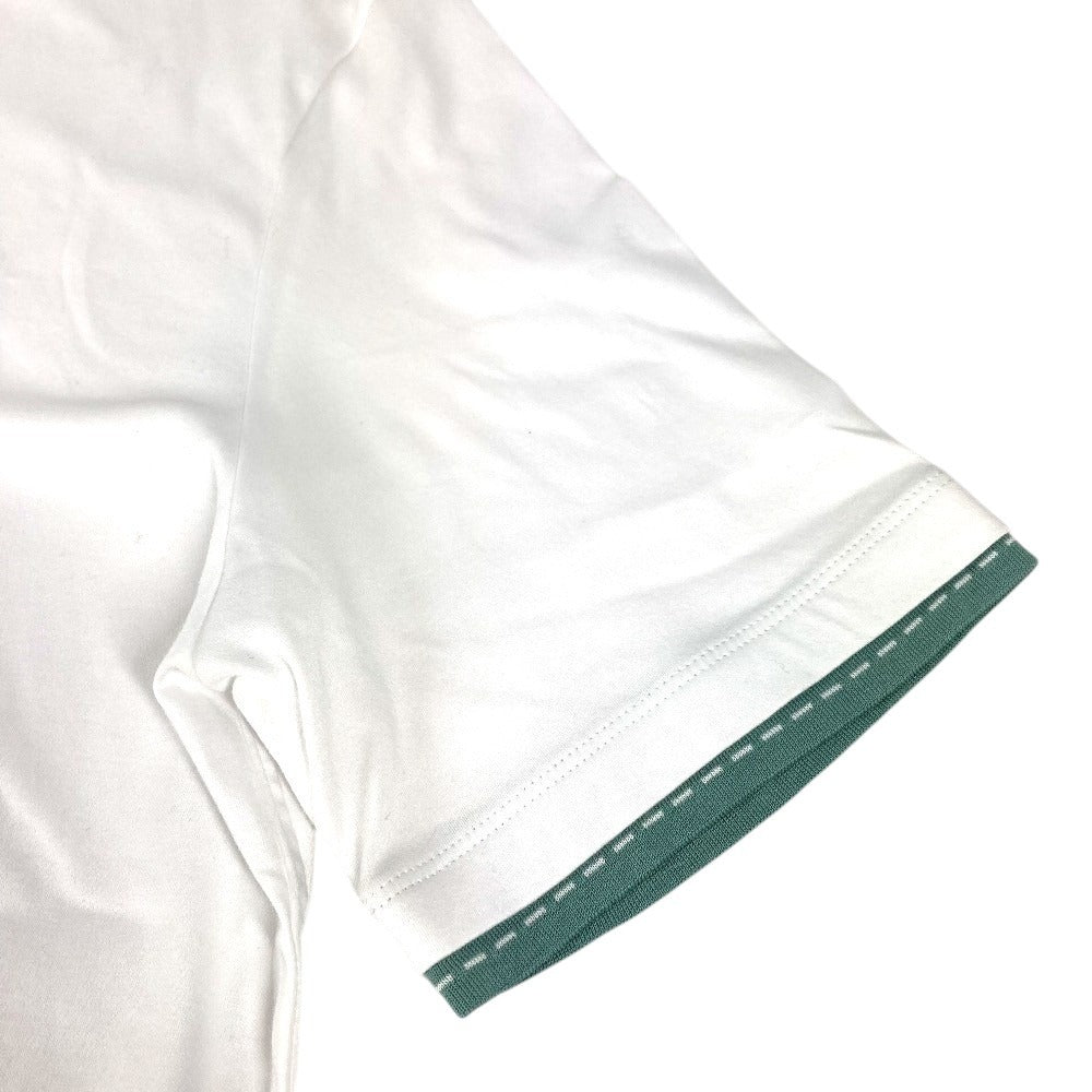 HERMES Tops Apparel Short Sleeve Shirt Short Sleeve T-Shirt Cotton Men's White