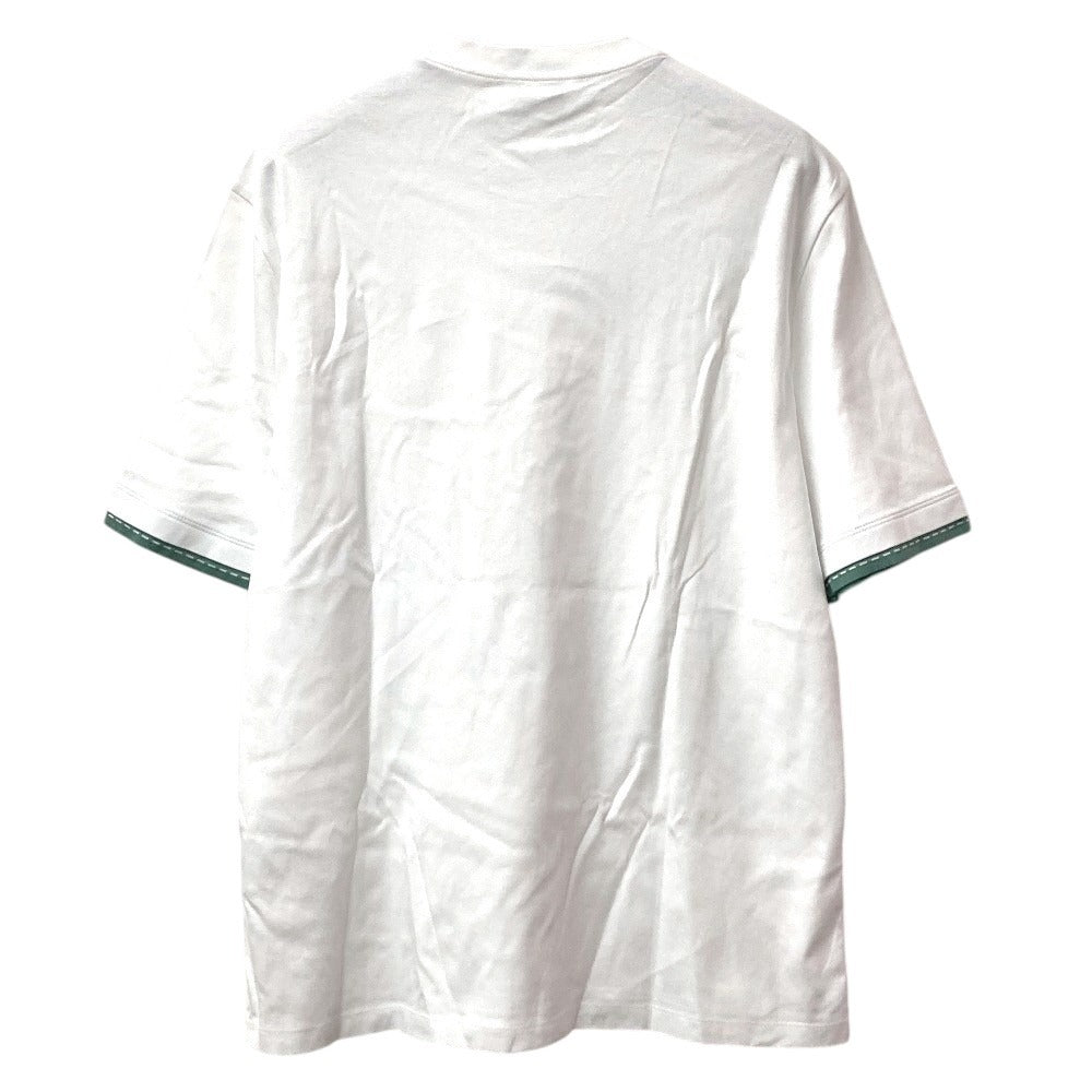 HERMES Tops Apparel Short Sleeve Shirt Short Sleeve T-Shirt Cotton Men's White