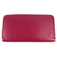 LOUIS VUITTON M60305 エピ ジッピーウォレット ロングウォレット ラウンドファスナー 長財布 エピレザー レディース フューシャ パープルピンク系
