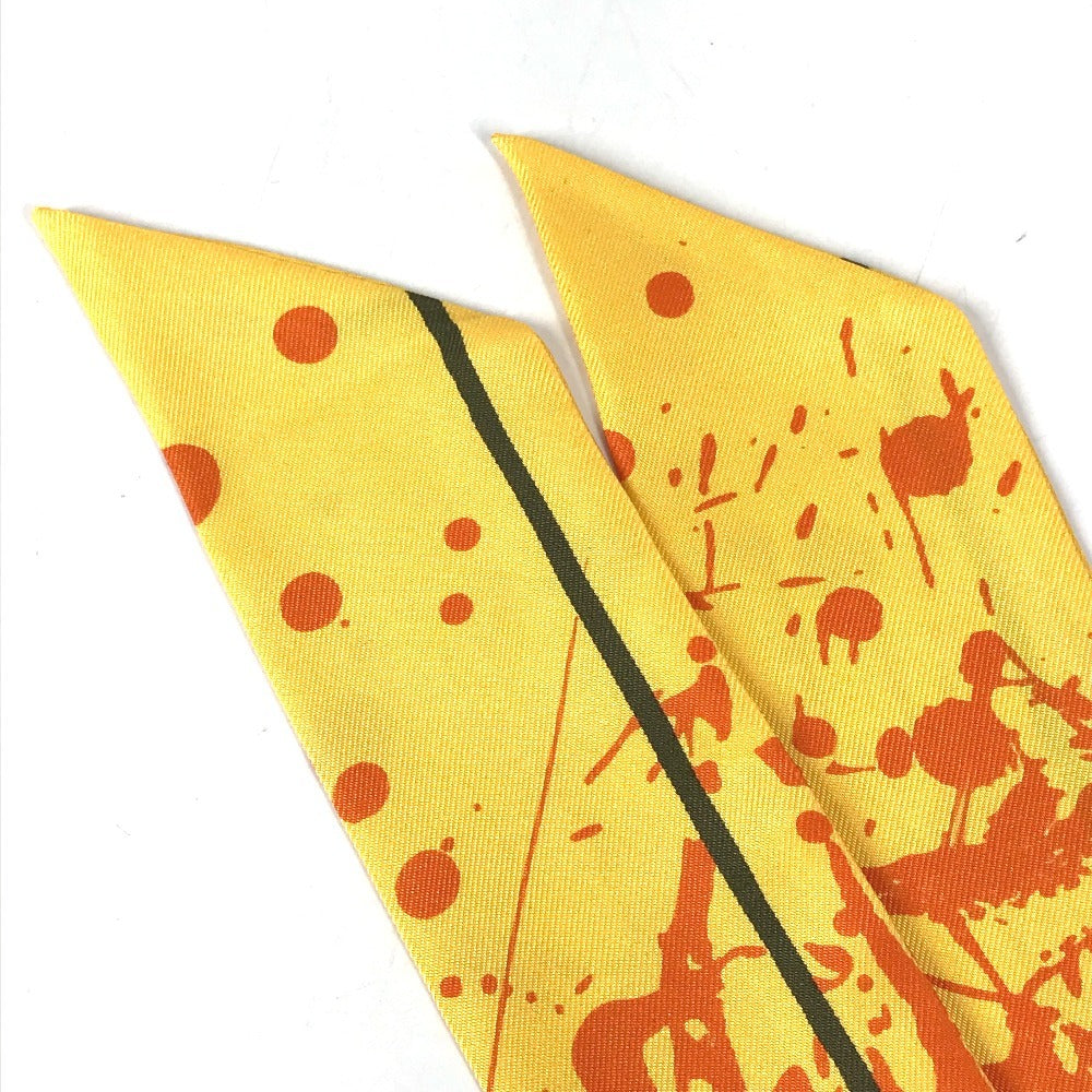 HERMES ツイリー ツィリー バンドースカーフ アクセサリー スカーフ シルク レディース オレンジ