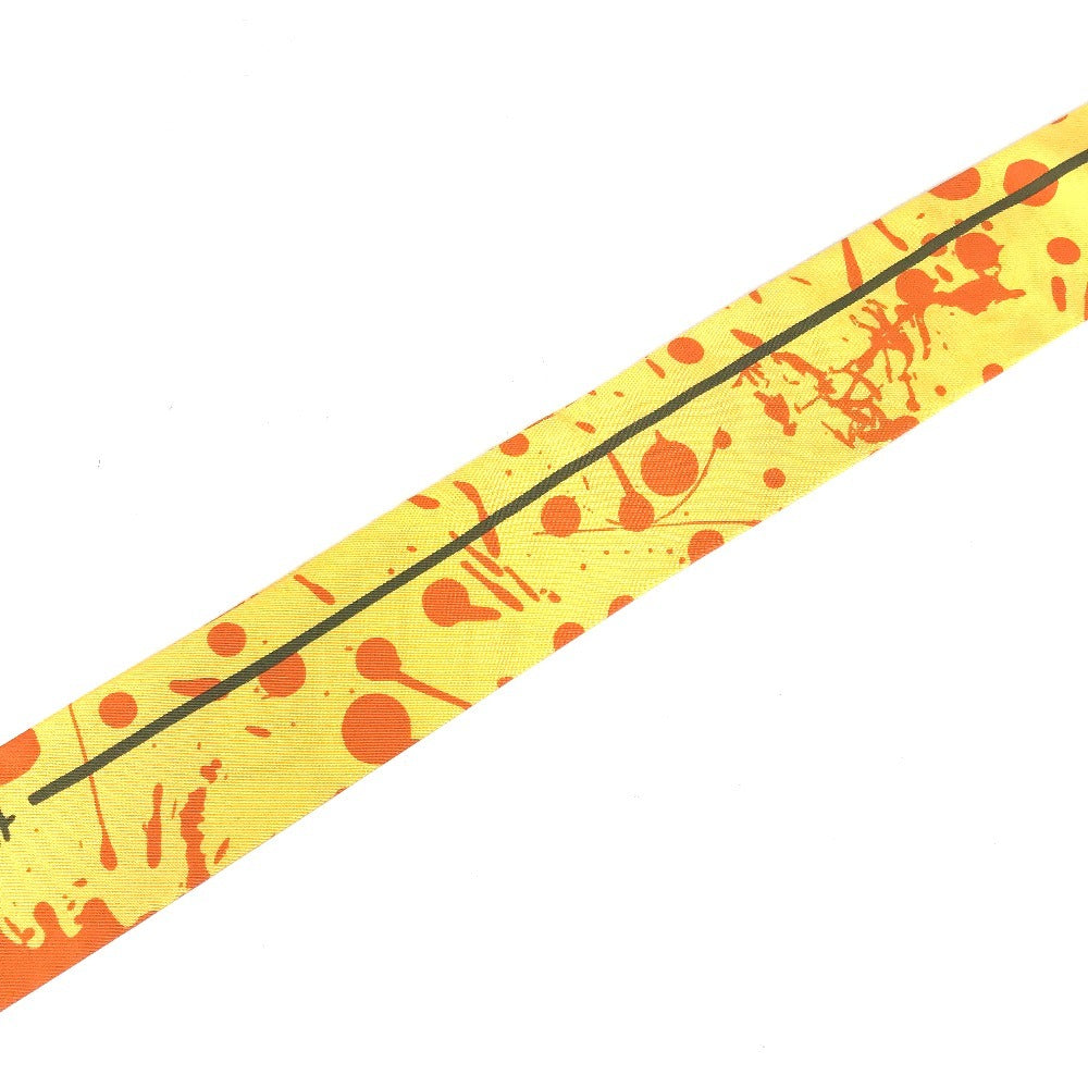 HERMES ツイリー ツィリー バンドースカーフ アクセサリー スカーフ シルク レディース オレンジ