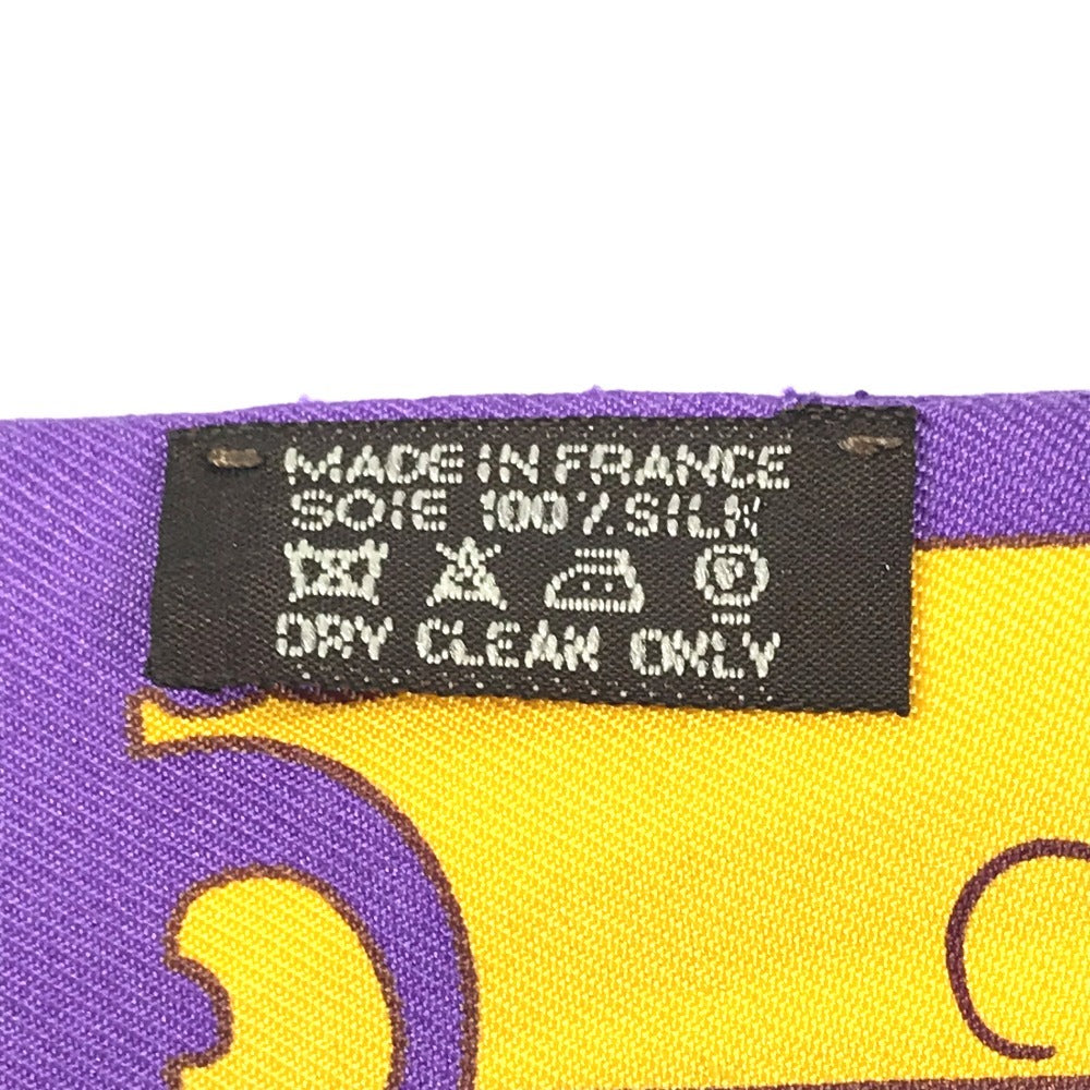 HERMES ツイリー ツィリー バンドースカーフ アクセサリー スカーフ シルク レディース パープル