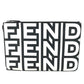 FENDI MARC JACOBS マークジェイコブス コラボ ロゴ カバン セカンドバッグ ポーチ ストラップ付き クラッチバッグ レザー ユニセックス ブラック