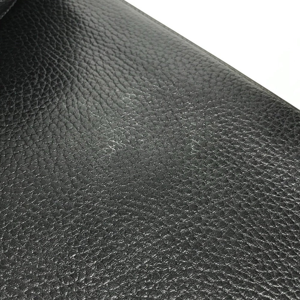 HERMES キリウス 書類バッグ ブリーフケース ハンドバッグ ビジネスバッグ レザー レディース ブラック