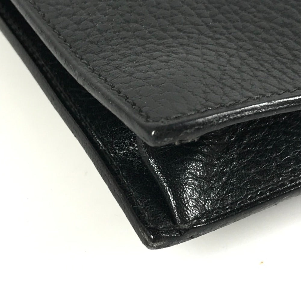 HERMES キリウス 書類バッグ ブリーフケース ハンドバッグ ビジネスバッグ レザー レディース ブラック