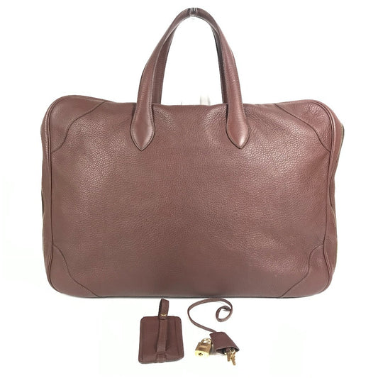 HERMES ヴィクトリア 45	ヴィクトリア45 カバン 旅行バッグ トラベルバッグ ハンドバッグ ボストンバッグ トリヨンクレマンス ユニセックス ブラウン