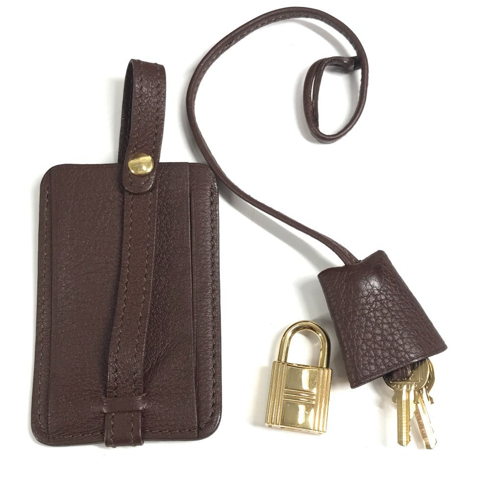 HERMES ヴィクトリア 45	ヴィクトリア45 カバン 旅行バッグ トラベルバッグ ハンドバッグ ボストンバッグ トリヨンクレマンス ユニセックス ブラウン