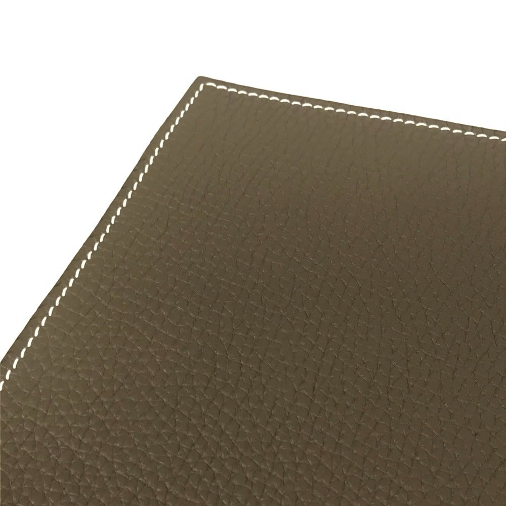 HERMES ミーズエルランスデスク パンチングロゴ Hロゴ ミーズ エ ルランス デスク 特大 インテリア シート 雑貨 トリヨン ユニセックス エトゥープ グレー