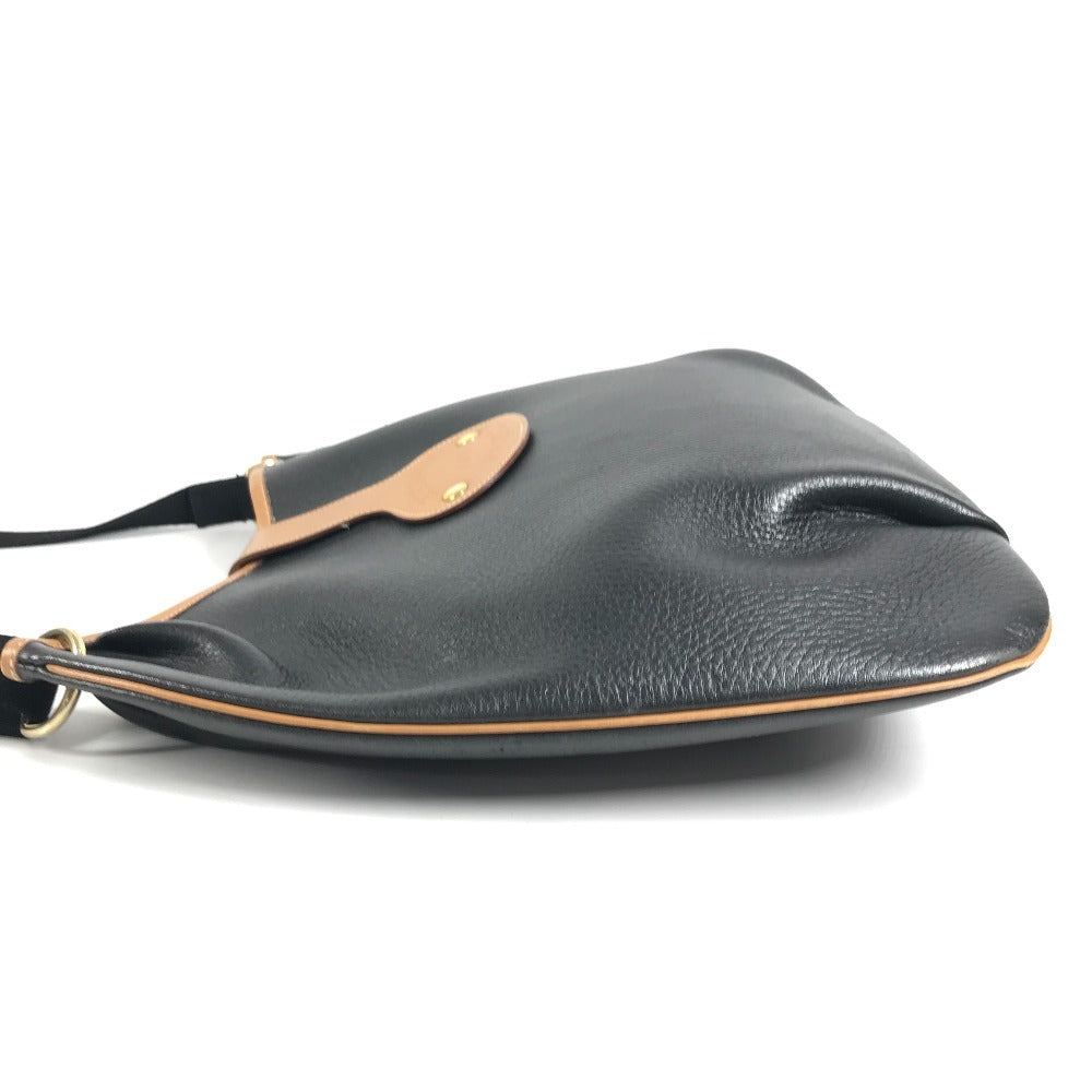 HERMES ヴィンテージ ロデオ ロゴ 斜め掛け カバン ショルダーバッグ アルデンヌ ユニセックス ブラック