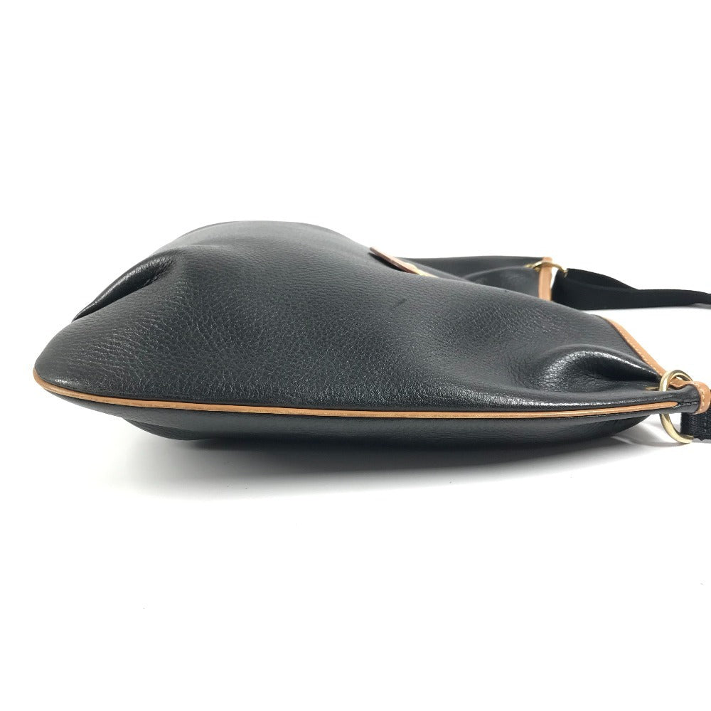HERMES ヴィンテージ ロデオ ロゴ 斜め掛け カバン ショルダーバッグ アルデンヌ ユニセックス ブラック