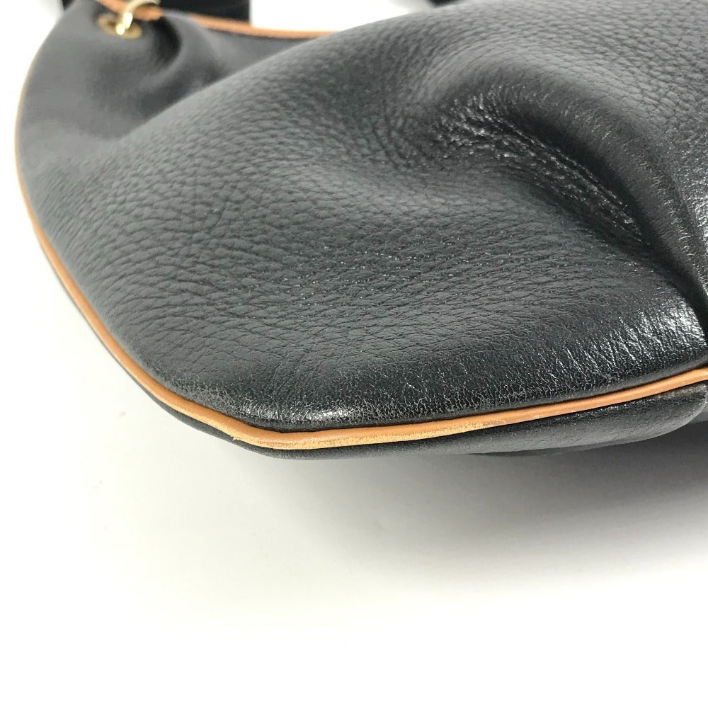 HERMES ヴィンテージ ロデオ ロゴ 斜め掛け カバン ショルダーバッグ アルデンヌ ユニセックス ブラック